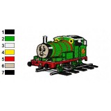 Thomas The Train Henry Embroidery Design